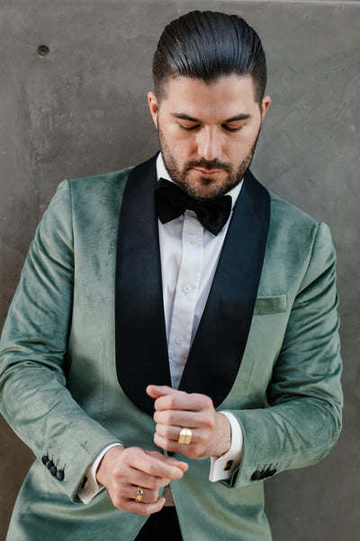 Ignatius Octagon Cufflinks in Brass