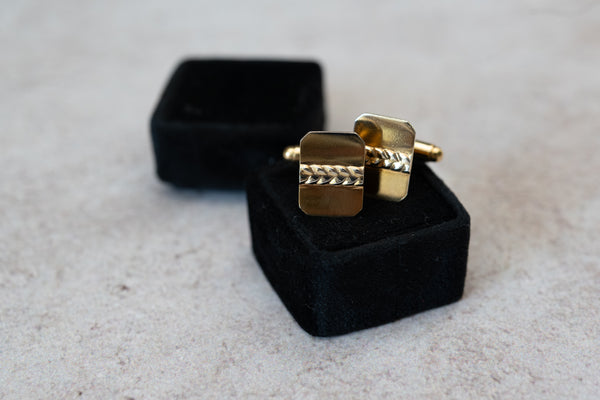 Ignatius Octagon Cufflinks in Brass