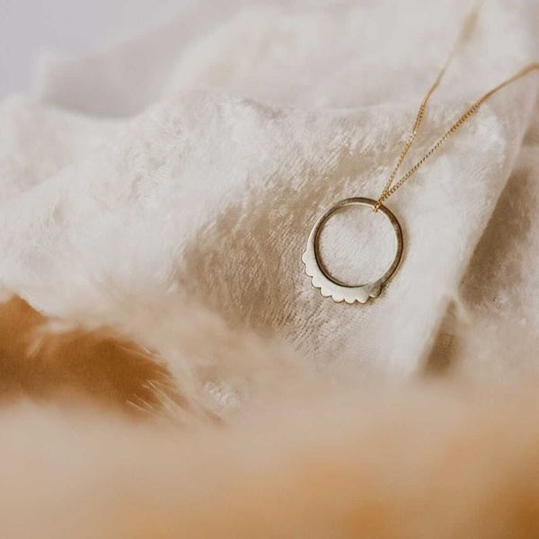 Hydrangea Pendant In Silver