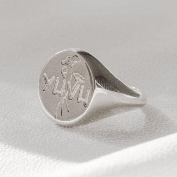 YHVH signet Ring in Silver