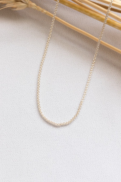 Wheat Chain in Silver