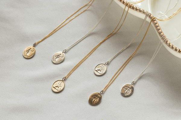 The Harvest is Ready Pendant In Gold