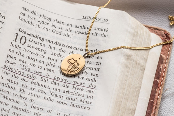 The Harvest is Ready Pendant In Gold