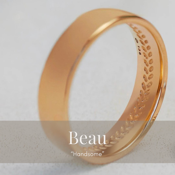 Beau Weaved Band In Rose Gold