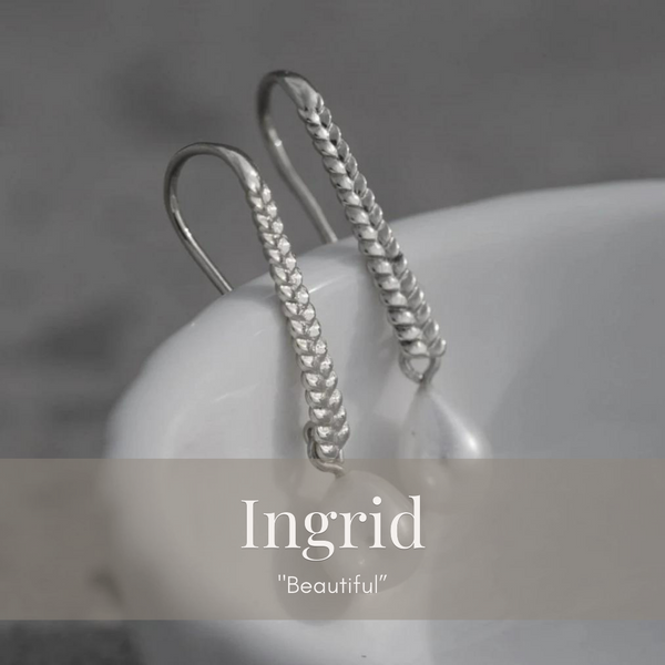 Ingrid Drop Pearl Earrings