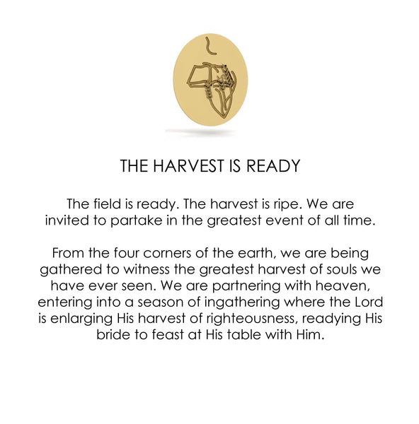The Harvest is Ready Pendant In Gold
