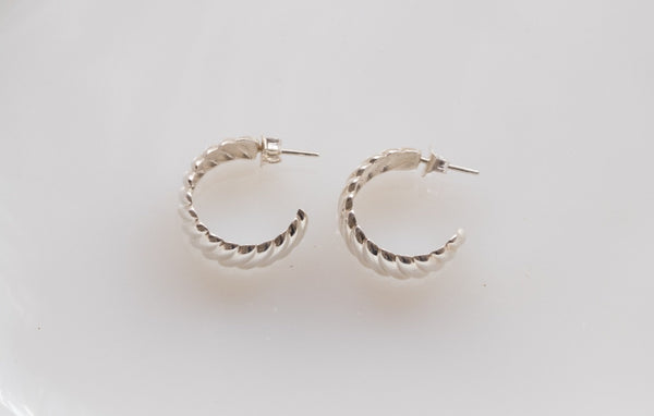 Barley Earrings In Silver