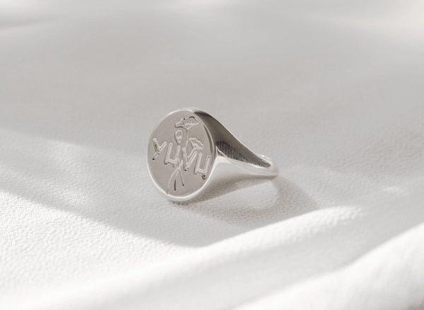 YHVH signet Ring in Silver