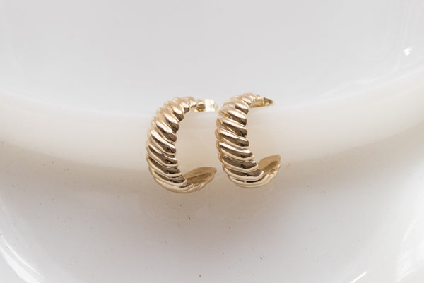 Barley Earrings In Gold