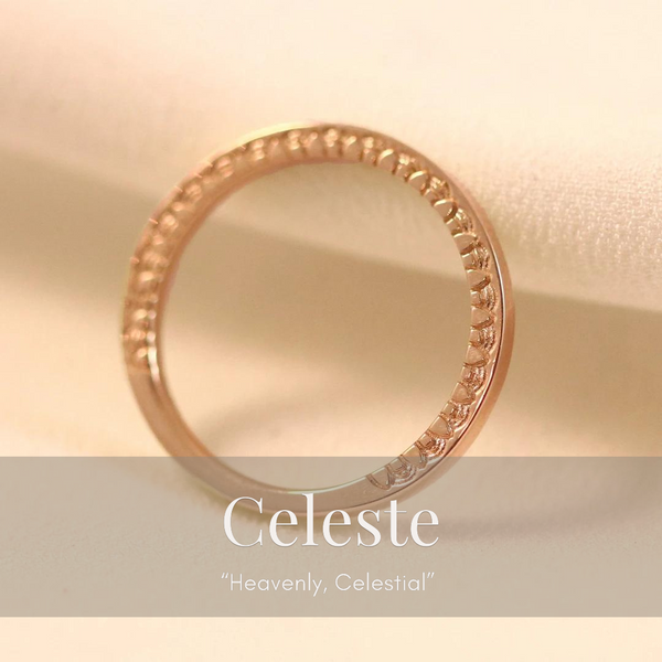 Celeste Inner Beauty Band In Rose Gold
