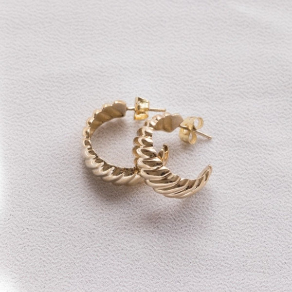 Barley Earrings In Gold