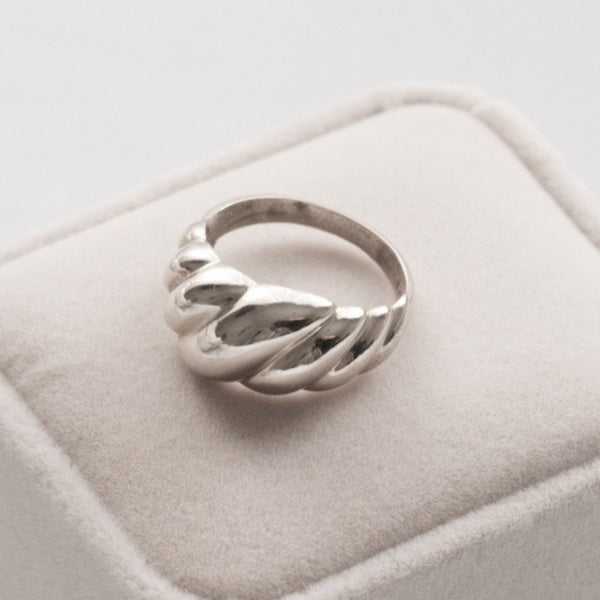 Barley Ring in Silver