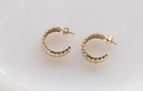 Barley Earrings In Gold