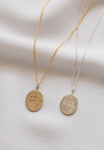 The Harvest is Ready Pendant In Gold