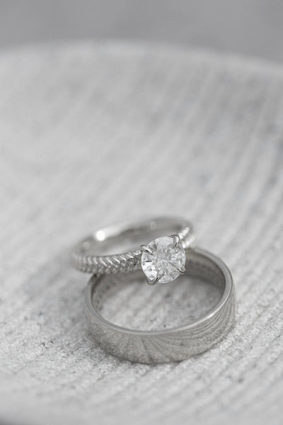 Starla Moissanite Ring In White Gold