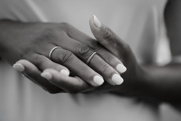 Jasmine Pure Woven Ring in Silver