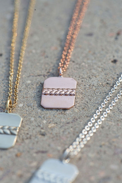 Joelle Pendant In Rose Gold