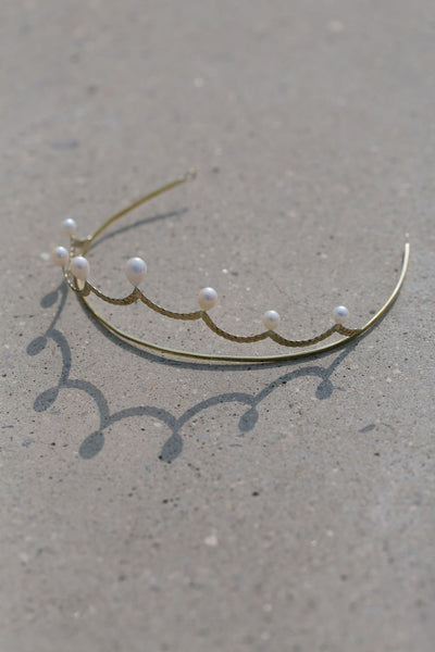 The Sadie Tiara In Brass