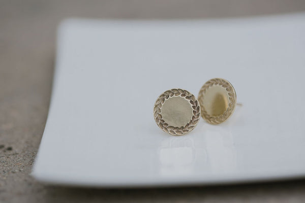 Freya Noble Studs In Gold