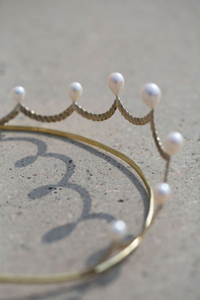 The Sadie Tiara In Brass