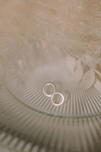 Circle Earrings In Silver